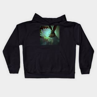 Delightfull Lotus Bunny Kids Hoodie